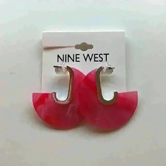 Nine West new C Hoop Earrings - Picture 2 of 8